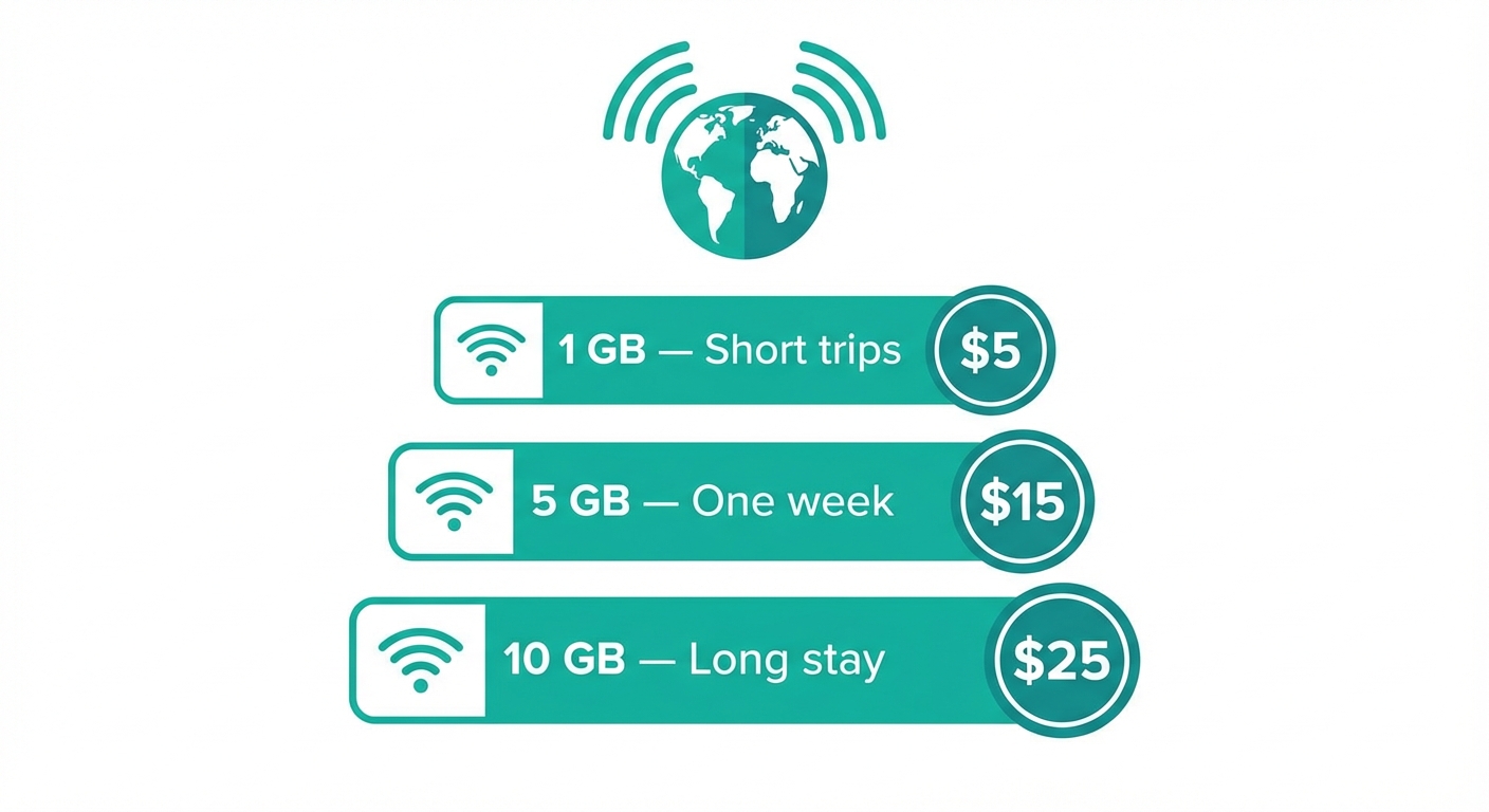 eSIM data plans overview