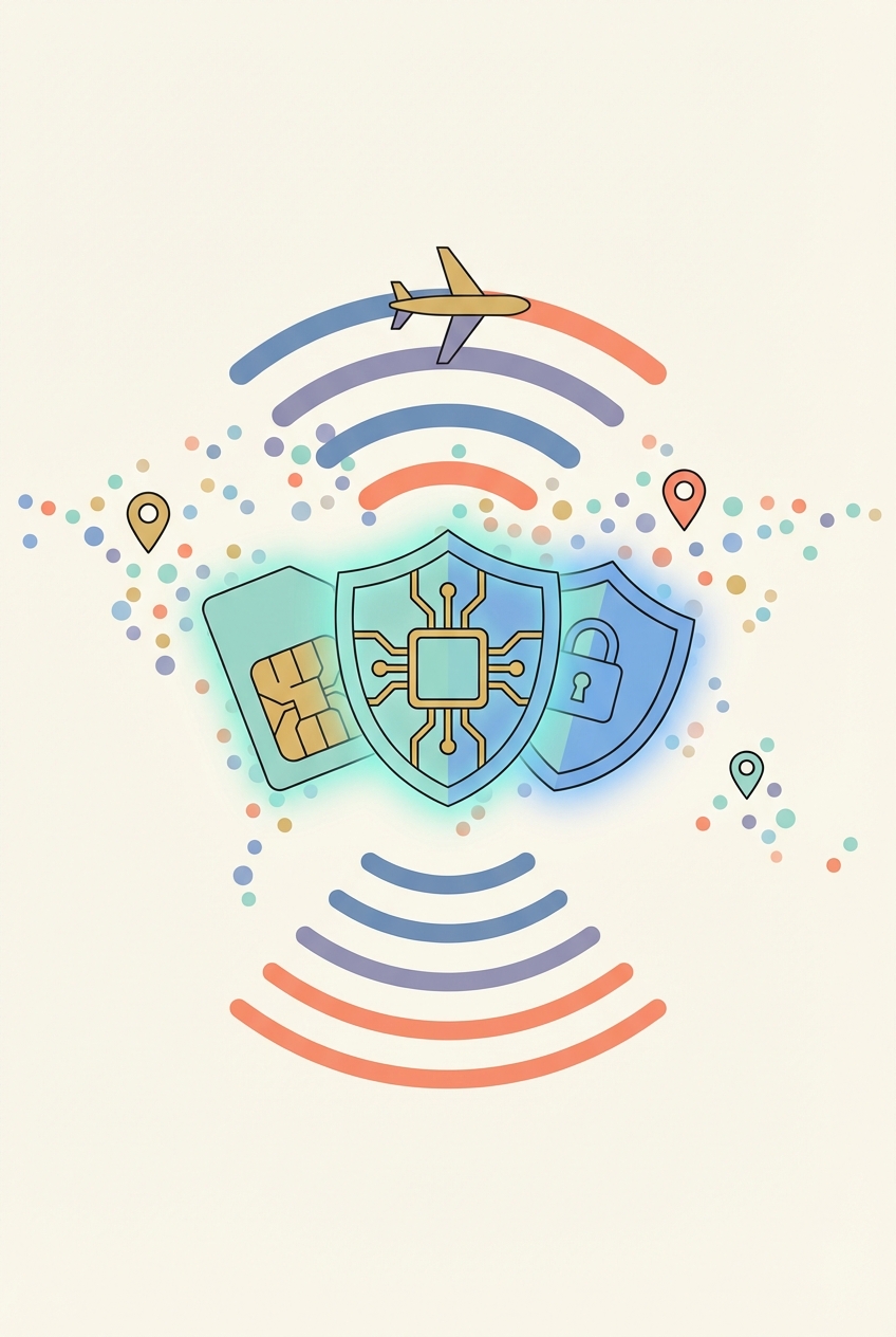 eSIM and VPN travel setup